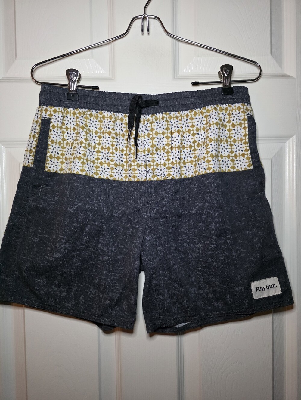 Rhythm | Drawstring Cotton Blend  Shorts Sz 30